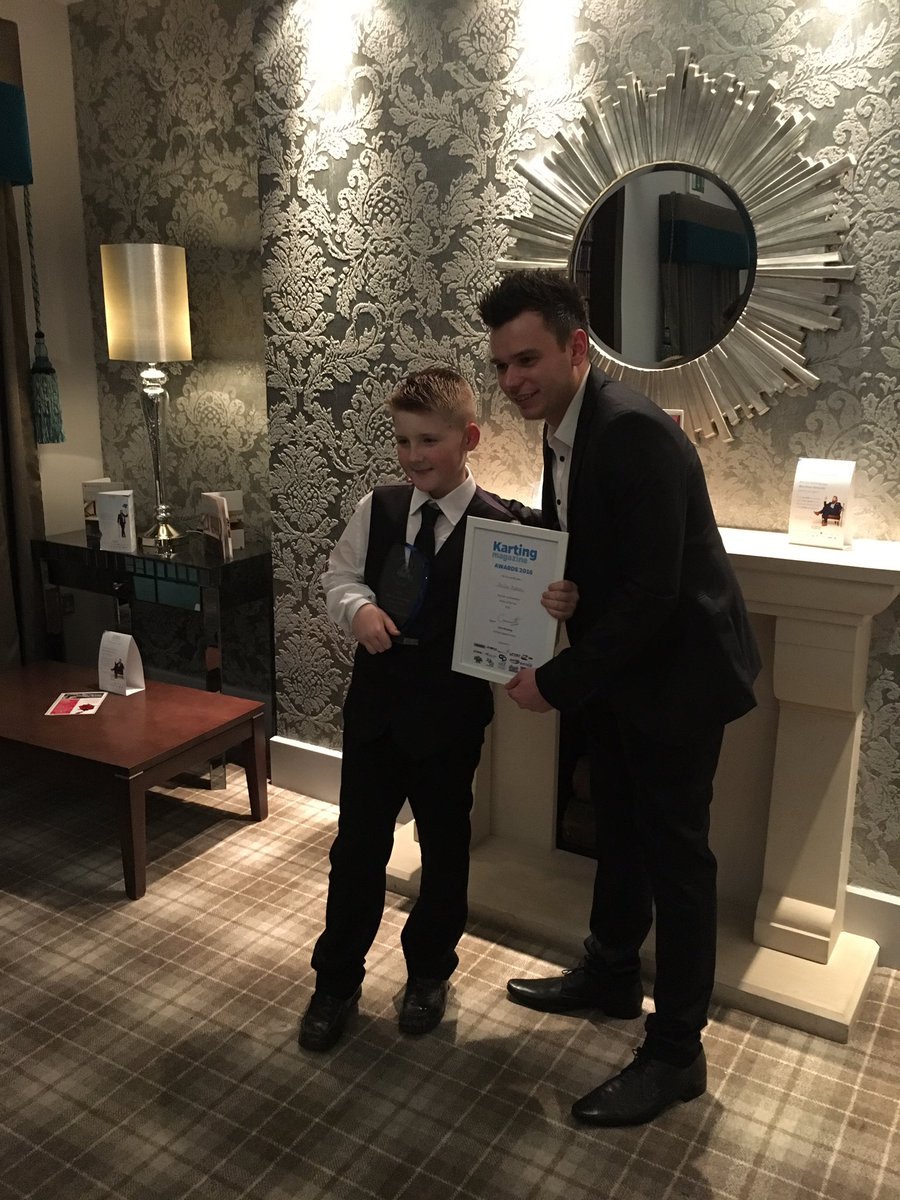 adkins_fab's tweet photo. @archieadkins37 receiving his rookie of the year nomination award from @kartingmagazine Chris Mcarthy https://t.co/XveSJJpwaQ