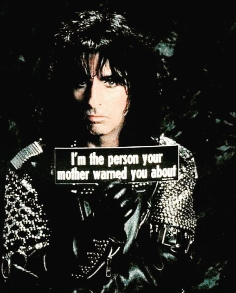 Happy birthday to Alice Cooper!   