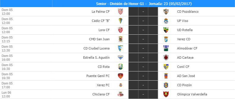 @CDRota_Oficial - Conil CF Senior. Domingo 05 a las 16:30. tinyurl.com/hqfoqk3