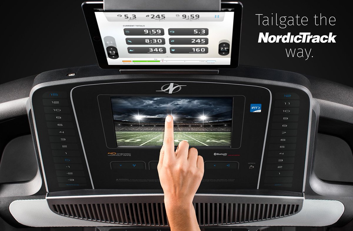 nordictrack bike google maps