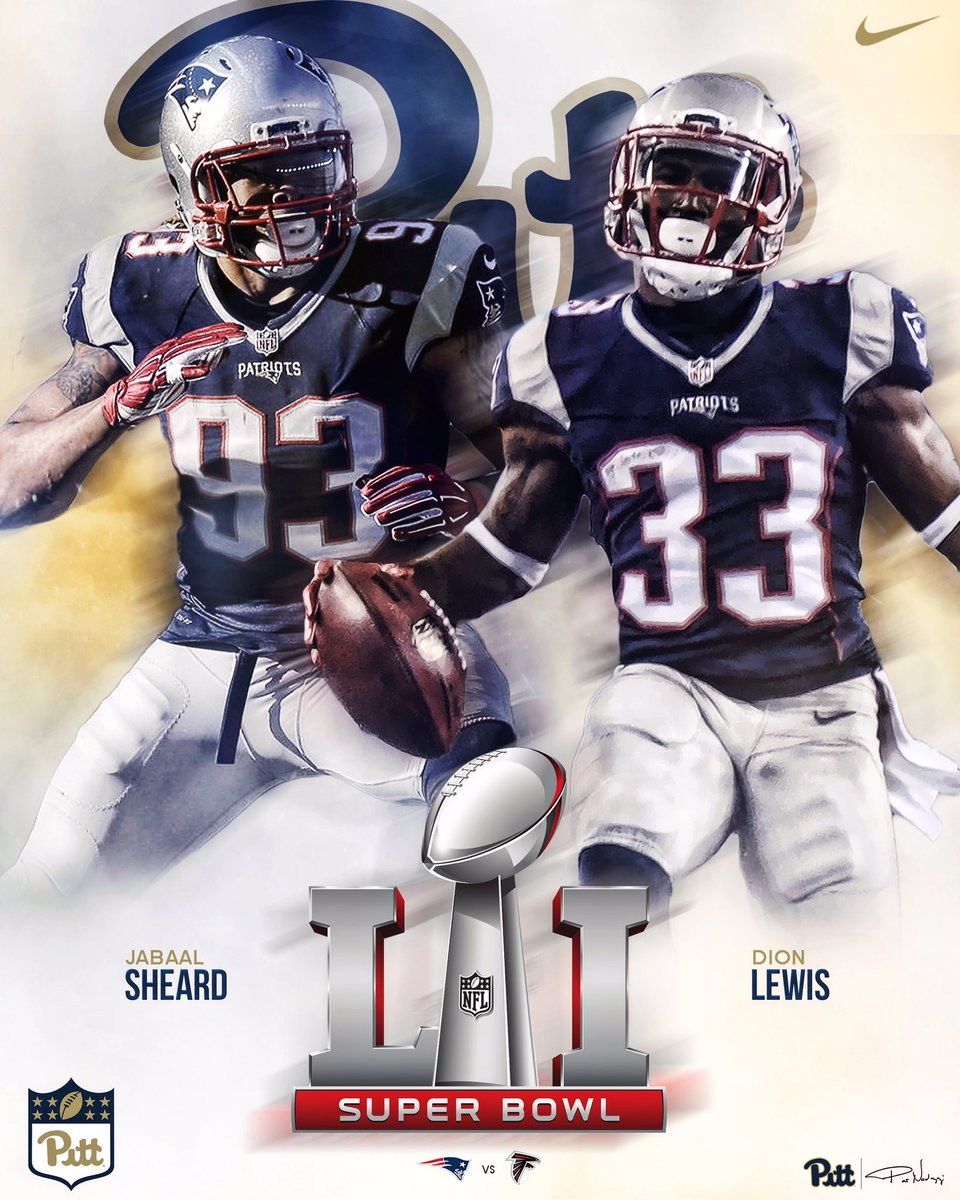 Good luck to our Pitt Panthers playing in the #SuperBowl tomorrow!! #Pitt2thePros #H2P