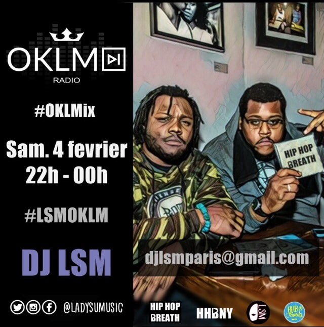 PoseiManifest's tweet photo. DernierRappel: Après le #CouvreFeu Dj Lsm 22h/00h OKLMix #OKLMix #DJLSM #LSMOKLM @LadySuMusic @oklmradio https://t.co/8TrSmWMaJL
