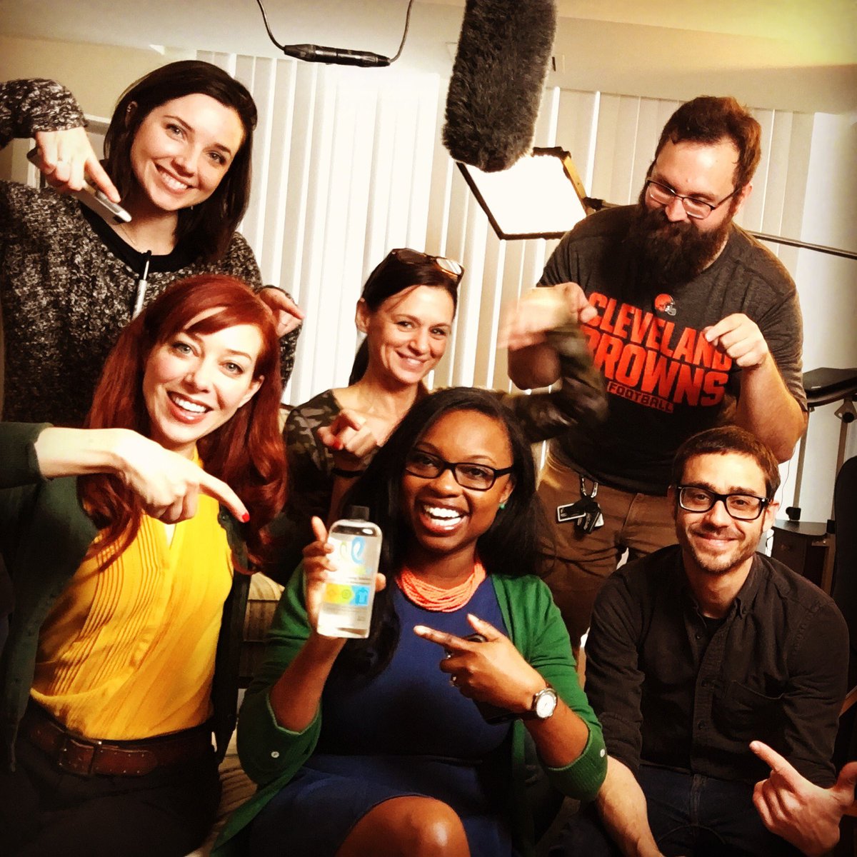 What show filmed #TeamUnshrinkit this weekend? We're curious what you'll guess. #staytuned #savethesweater