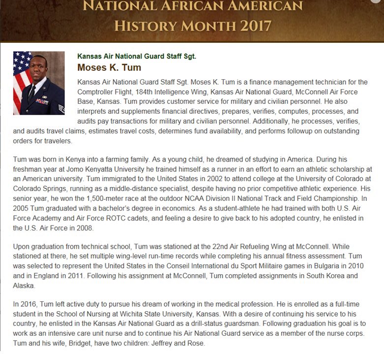 B3nPric3's tweet photo. #184IW very own Sgt Tum being honored by the DoD for National African American History Month. https://t.co/upN3hgY7Lv