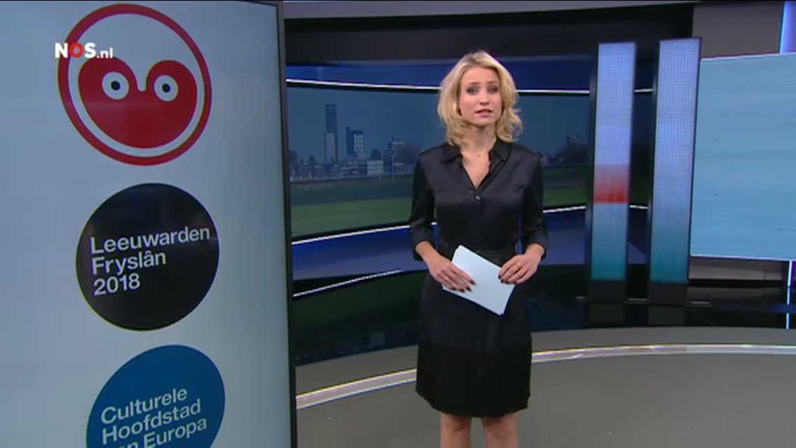 HanitavdSchaaf's tweet photo. Gemiddeld 2 miljoen kijkers @NOS journaal om 20.00. Mooie exposure voor @LWD2018 @FriesMuseum @HotelPostPlaza @mooilwd en piek in @ClipitNL https://t.co/A99gAgDxQd