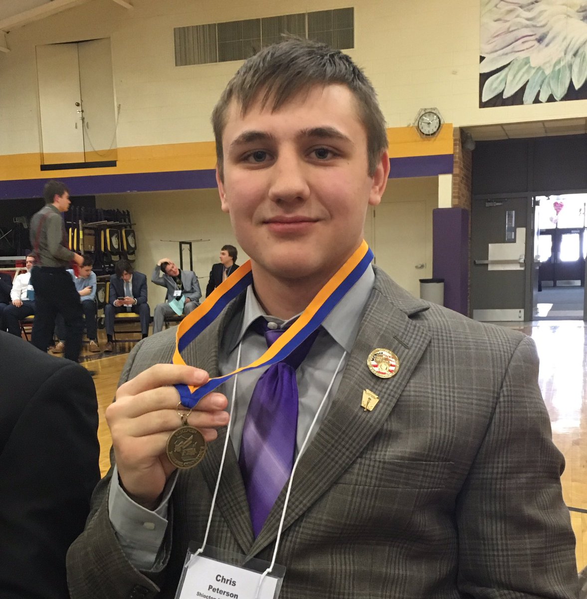 ShioctonFBLA's tweet photo. Congratulations Chris Peterson - 1st place in Cyber Security qualifying for FBLA State! https://t.co/UFtK7gRpzx