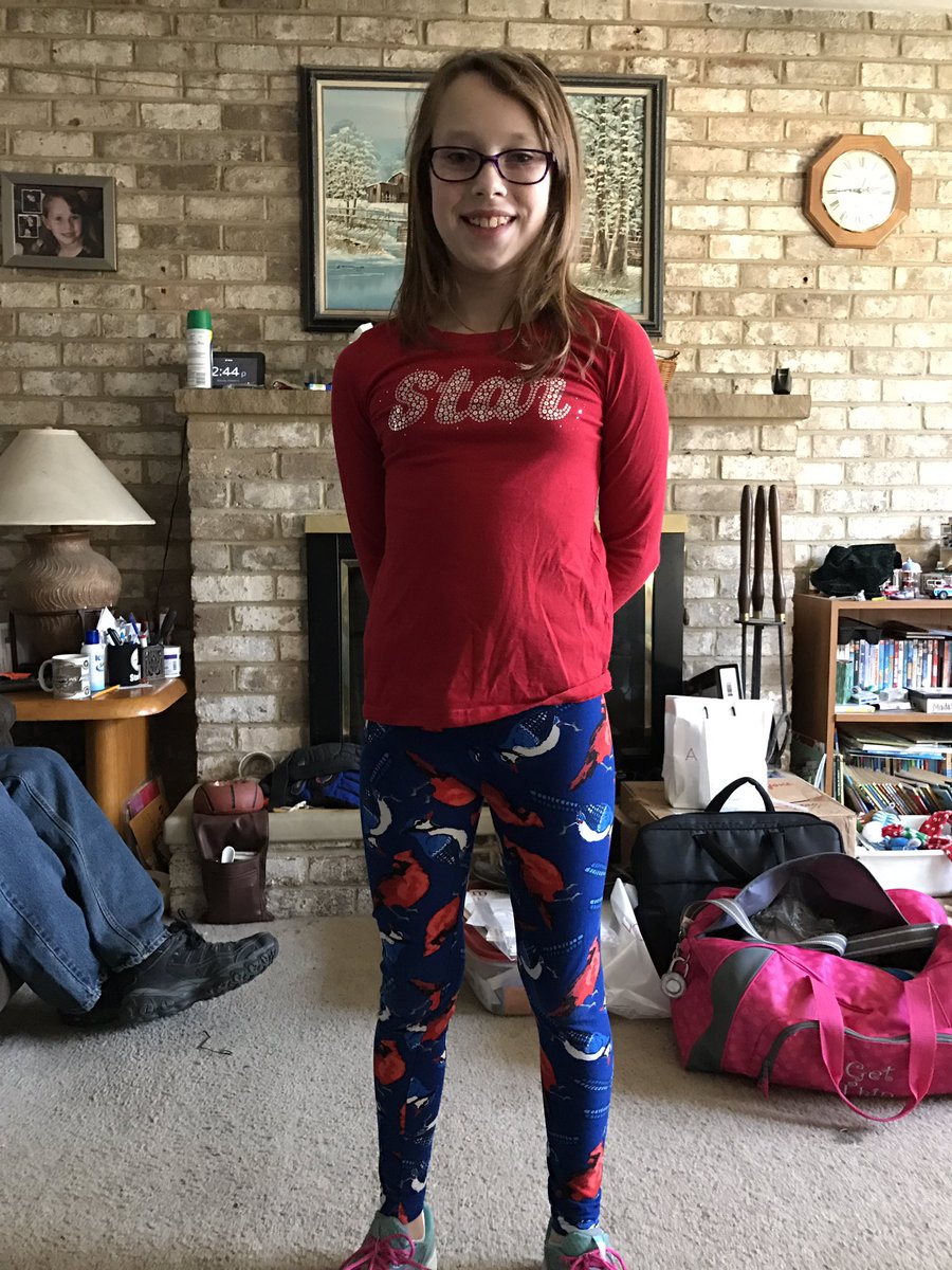 Maddy looking ready to head out.  #LuLaRoeJaneenKime