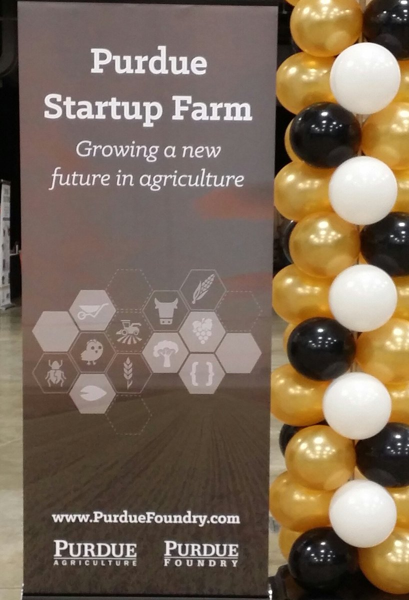 gregorydeason's tweet photo. @PurdueFoundry showcasing new AG Startups at the Purdue AG Fish Fry.  Great interest in the Ideas we are leading to Impact.  Hail Purdue! https://t.co/nUqSao8Fjf