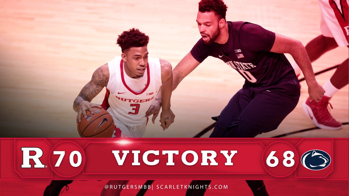 RutgersMBB's tweet image. ROAD WIN! 

#KnightAndDay #OneAgenda