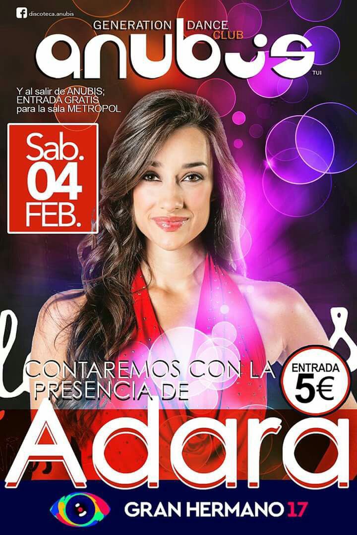 Esta noche en #discotecanubis @AdaraGH_17