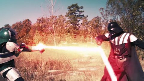 11ElevenDC's tweet photo. Individuals create their own #DarthVader vs #Buzzlightyear video, cos they can and its epic! https://t.co/4nOgJvJ12X We love this industry! https://t.co/dJo5sAMujg