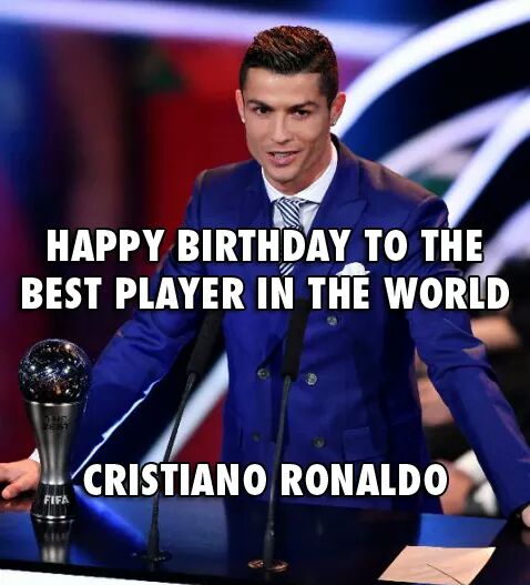 Happy Birthday Cristiano Ronaldo 