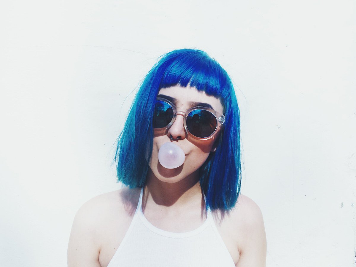 You hair is an extension of you – it is you. Feeling blue? Go blue. vs.co/s4TFJb

Image by katesweeney