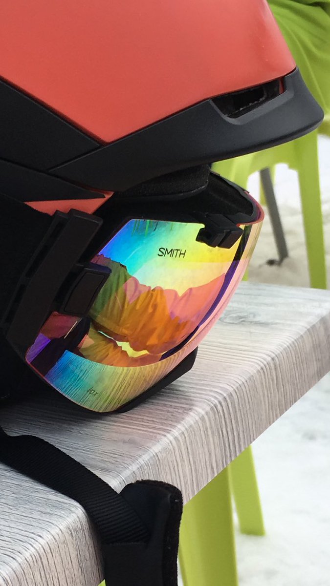 My new goggles have been epic this week in every type of weather condition #morzine could throw at us. <a href="/smithoptics/">SMITH</a>