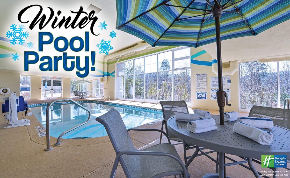 SylvaHotel's tweet photo. Not ready for six more weeks of winter weather? How about an indoor #poolparty to soothe your #winterblues: https://t.co/MICrfy5qhT https://t.co/nlWv1eDZwl