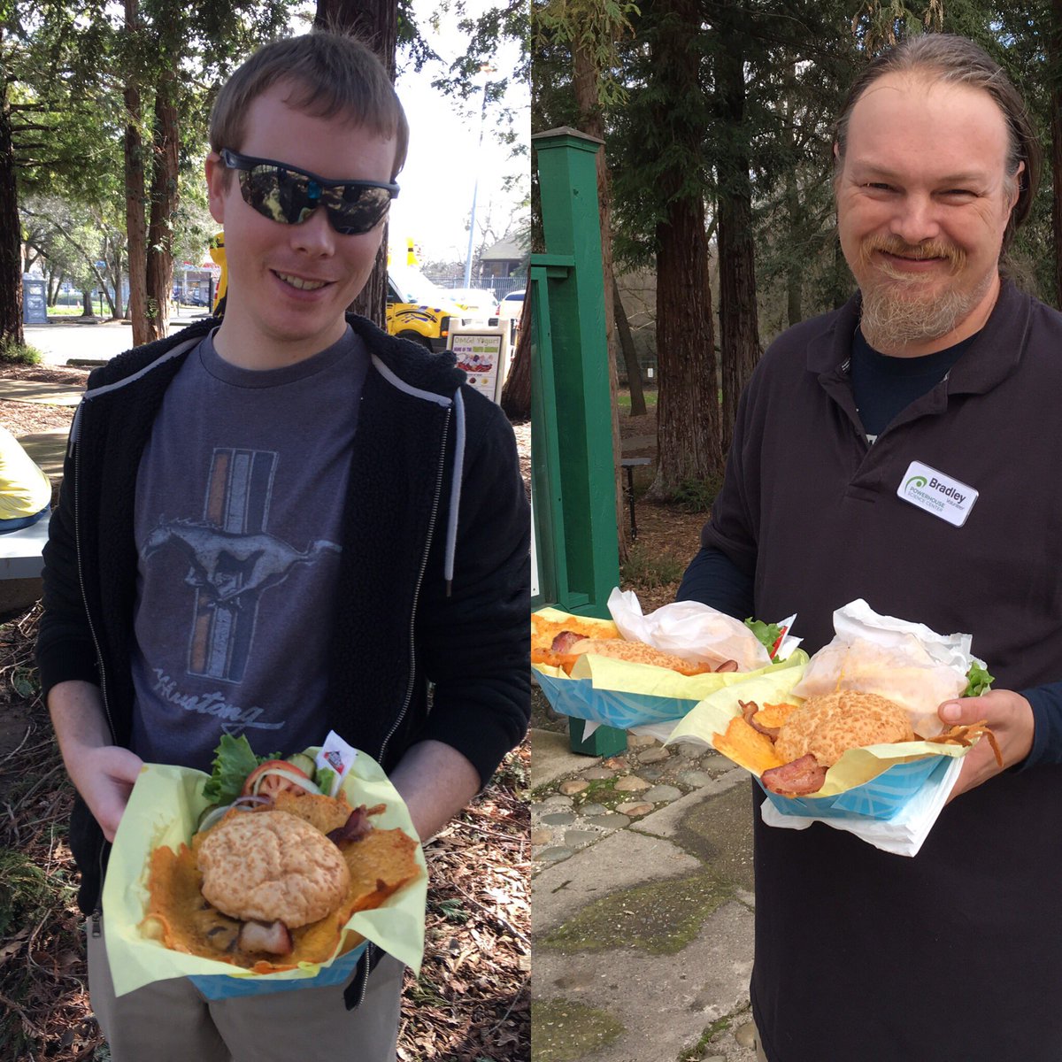 SMUD_MOSAC's tweet photo. Our #powerhousesciencecenter staff getting their @squeezeinntruck burgers on!
#SacMuseumDay #yum https://t.co/o3rEPu8cY3
