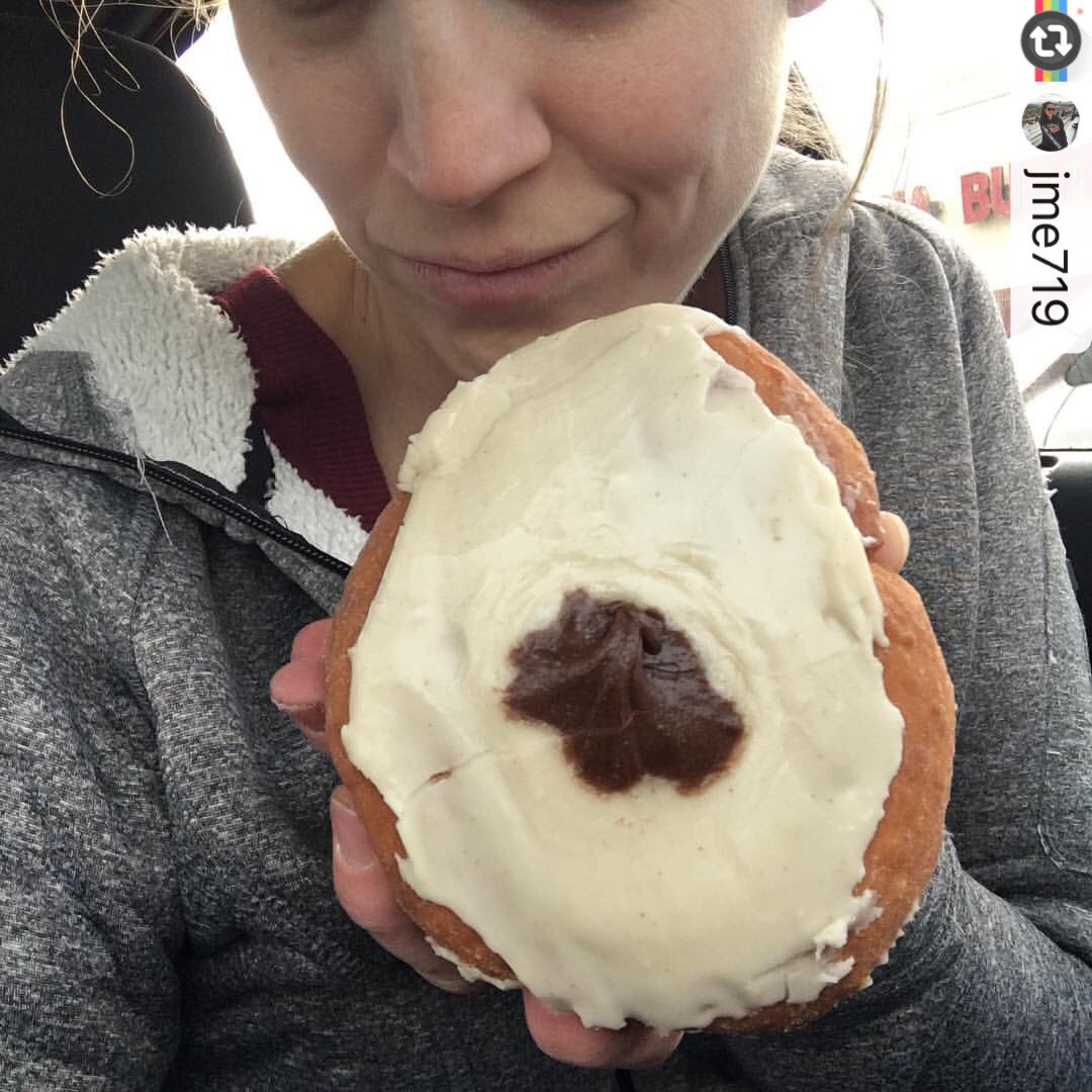jacksdonuts's tweet photo. Thanks for sharing, Jamie! #Reposting @jme719 -- BREAK TIME?!? Why not, DONUT TIME day 1! #jacksdonuts #peanutbutterdonut #donuts #bigdonut https://t.co/Vcm3Fh0Z53