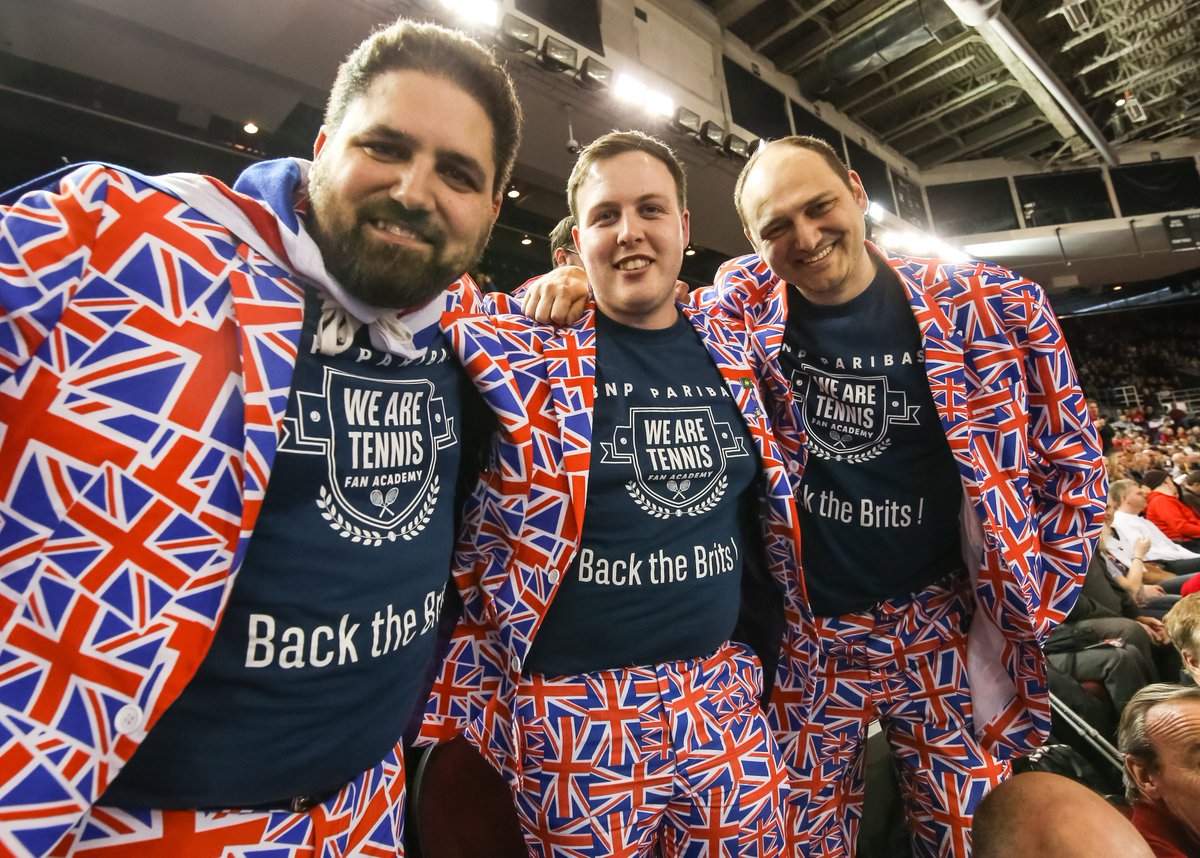 the_LTA's tweet photo. Support for the Aegon GB @DavisCup Team has been epic in #Canada! Where are you cheering on back home? #BackTheBrits 🇬🇧 https://t.co/5K8Q5IkgW3