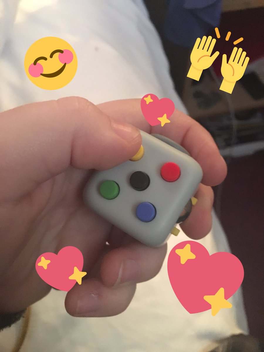 icouldbereading's tweet image. @antsylabs my dermatillomania and I both thank you for this sweet Fidget Cube!! #fidgeton