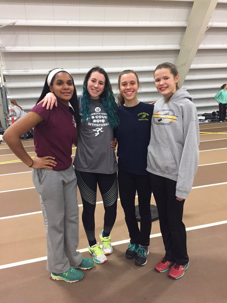 Indoor Trk&amp;Fld: Distance Medley Relay of M.Morton, E.Adams, A.Anderson &amp; V.Sanchez qualified for the Meet of Champs (13:16.18)! Congrats!