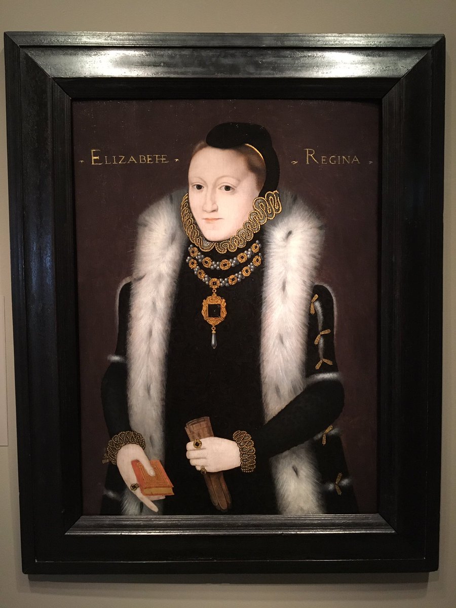RyanNDanker's tweet photo. "Good Queen Bess" as a young woman. 1588 @smithsonian #nationalportraitgallery #ElizabethOne https://t.co/SaOLHk88Zj
