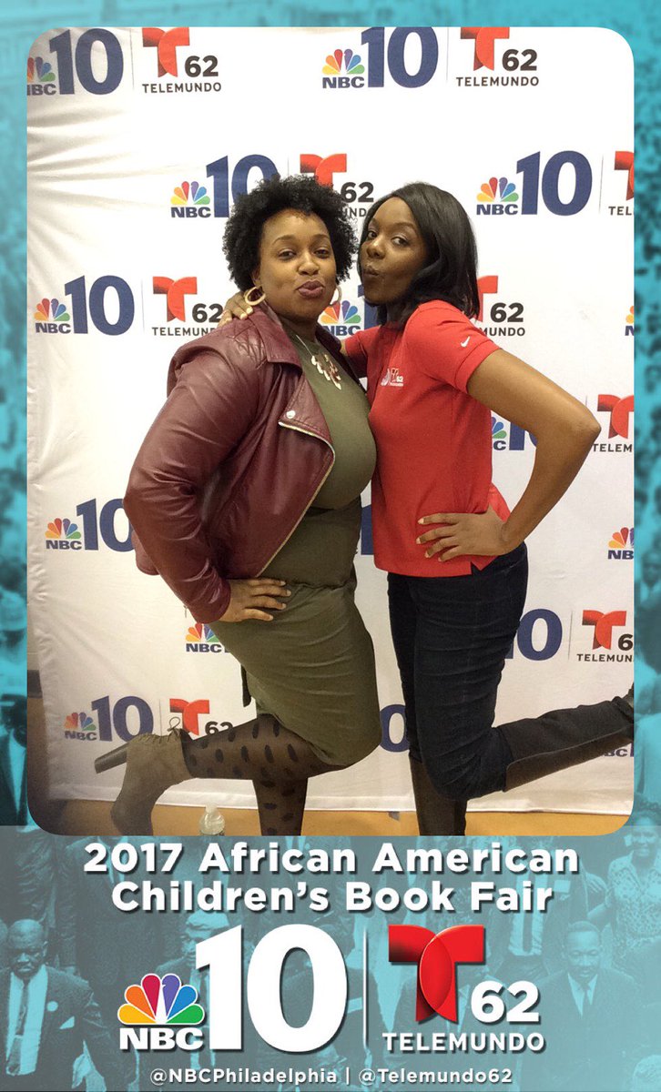 OnPoint24_7's tweet photo. THIS is what happens when you leave @AClineThomas & I alone @ the @nbcphiladelphia photo booth #DISter ♥️#womeninmedia #aachildrensbookfair https://t.co/m2e6iQC6cj