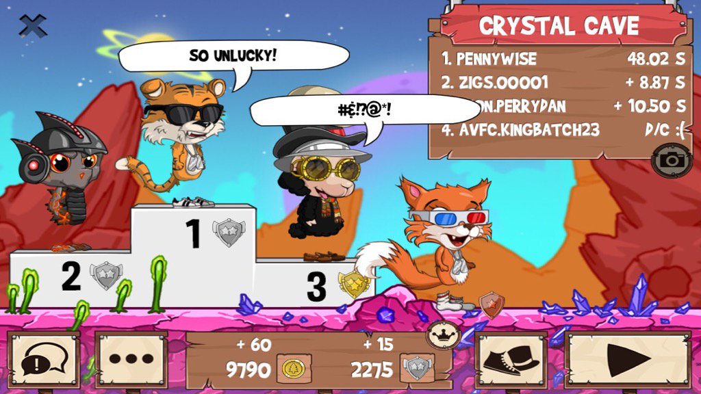 pennywise_fr2's tweet photo. Sore loser! #funrun2 #00001 #perrydan #kingbatch23 https://t.co/3kFpGD3sLJ