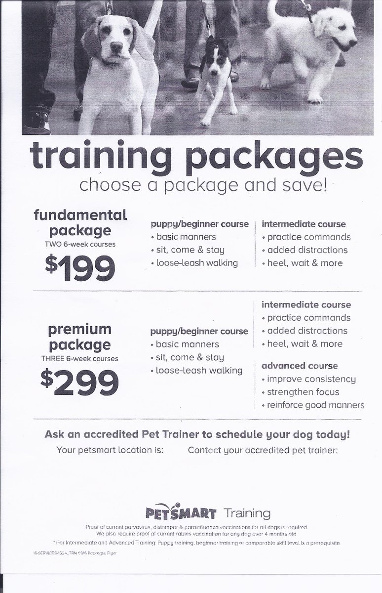 petsmart intermediate training