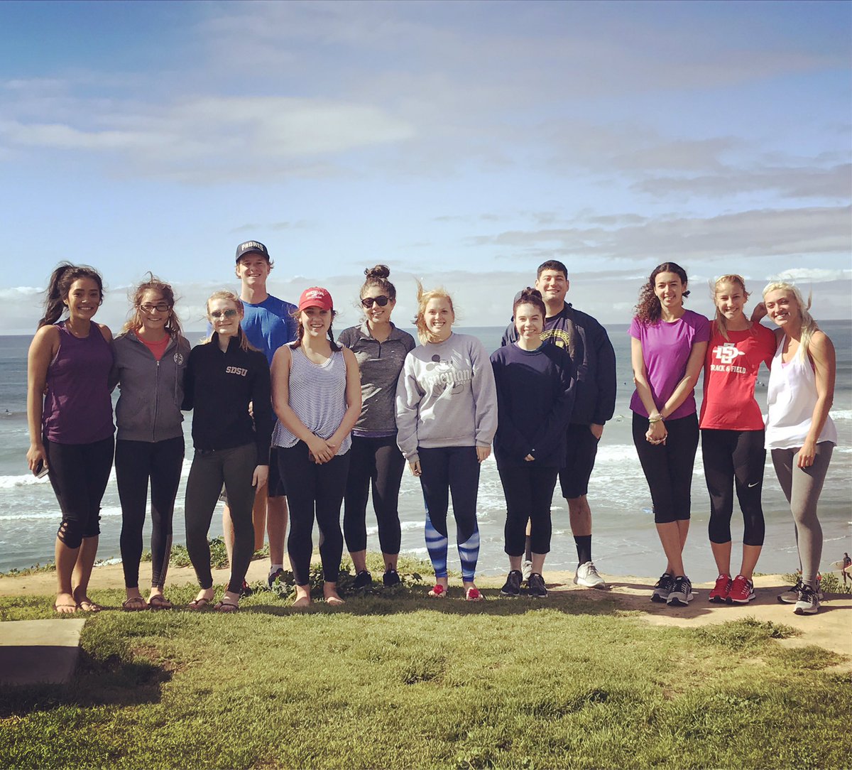 SDSUHeadstrong's tweet photo. Thank you to those who joined us for some beachside yoga this morning! ➰🌊 https://t.co/C87DqGxDiA