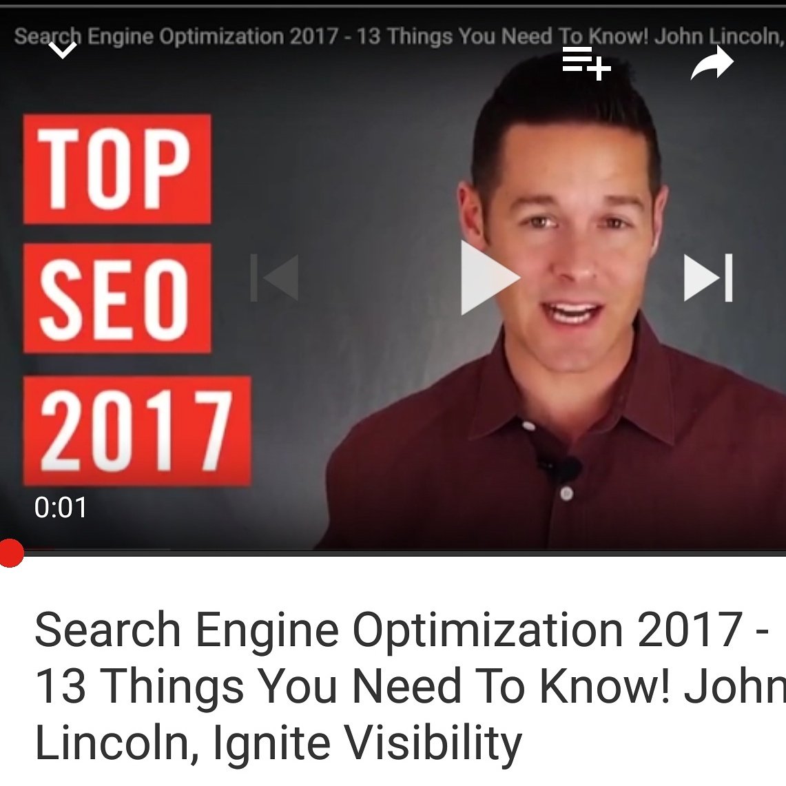 Check out my latest YouTube video. What you should be focusing on in SEO #seo #marketing youtu.be/69ibYprWkE4