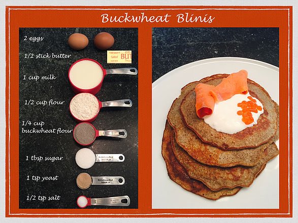 Buckwheat Blinis for Brunch; Champagne &amp; Friends optional... Visit theslolane.com for the Recipe