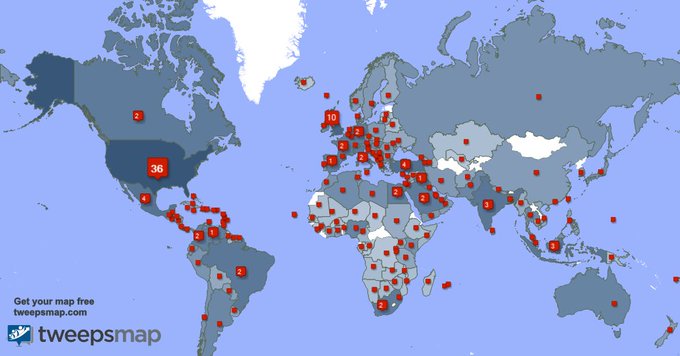 My followers live in USA (36%), UK.(10%)... Get your map: https://t.co/zsRUEl9ccJ https://t.co/dqCFk<a href="/tag/naughtygirls"class="tags"><span>#naughtygirls</span></a><a href="/tag/sluttyissexy"class="tags"><span>#sluttyissexy</span></a>