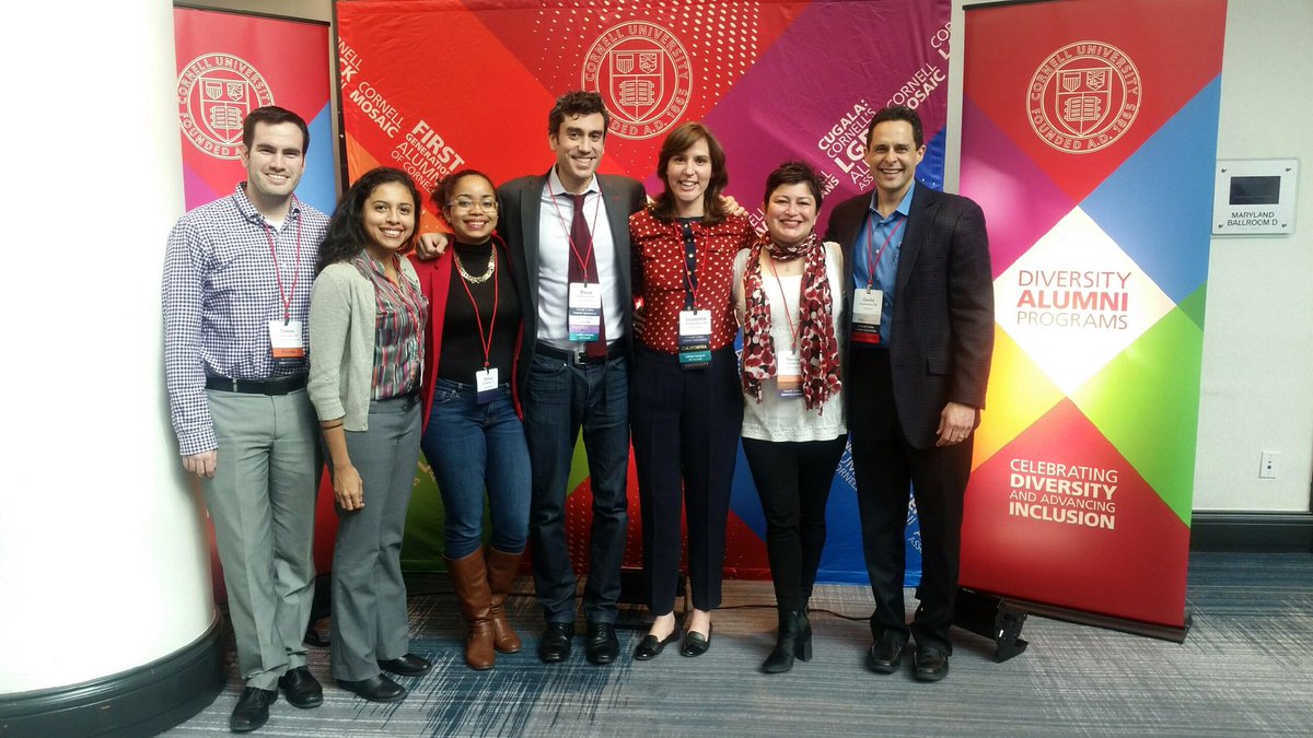 ddomenec's tweet photo. Great to be at the Cornell Alumni Leadership Conference, catching up with our Latino Alumni Association board #CALC2017 https://t.co/oX9dbE1Fnt