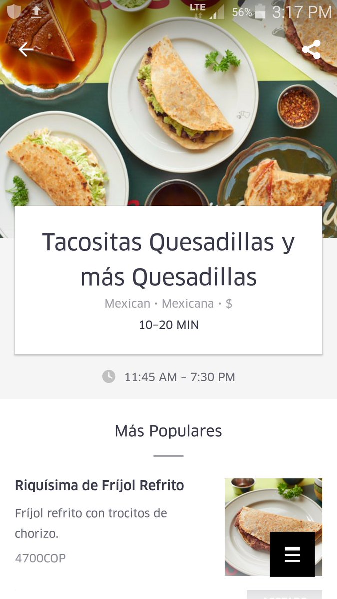 tacositas's tweet photo. Si #quierohamburguesaya pero no consigues hamburguesas no te preocupes pide algo delicioso #LasMejoresQuesadillasdeBogota por #UberEATS https://t.co/lWSGNqMtG3