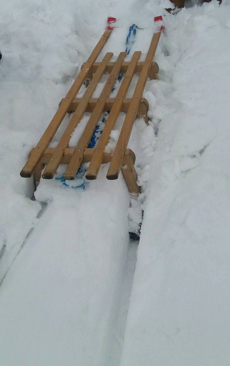 SuperWoman_SWDD's tweet photo. Hemos encallado en #nieve un trineo. Preparando xa probar ski d fondo. #35de365 #100happydays3 #locosdelclic #SWfrozen #frioqpela #invierno https://t.co/C7S3pcFD0j
