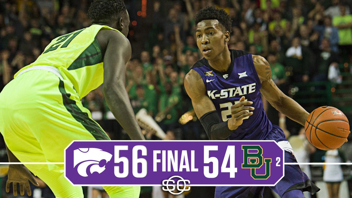 SportsCenter's tweet photo. UPSET CITY, BABY!

Kansas State takes down No. 2 Baylor, handing the Bears their 2nd straight loss. https://t.co/FZaZdkc2j8