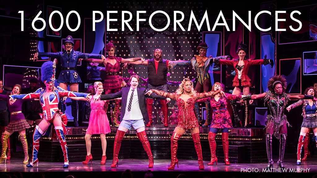 Jordan_Roth's tweet image. YEAH! @KinkyBootsBway has been strutting its stuff for 1600 performances!
