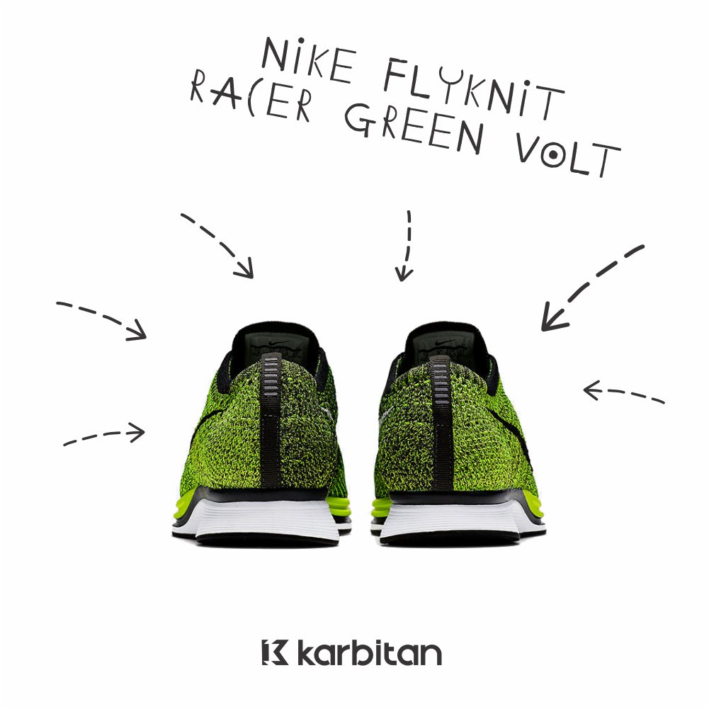 karbitan_store's tweet photo. NIKE FLYKNIT RACER GREEN VOLT | Premium Quality | Limited Size 40,41,42,43 | IDR 450.000 | [Agen or reseller special price] https://t.co/I2E6o61MbO