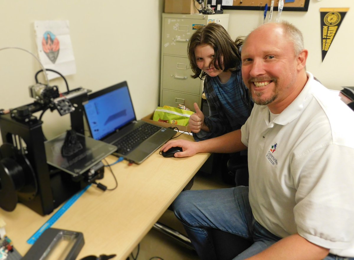 CISspokane's tweet photo. Staff Member Highlight is  Dan White, site coordinator at Westwood Middle School! 

Thank you, Dan, for being an inspiration!
#CISNation https://t.co/4MOPABzvhx