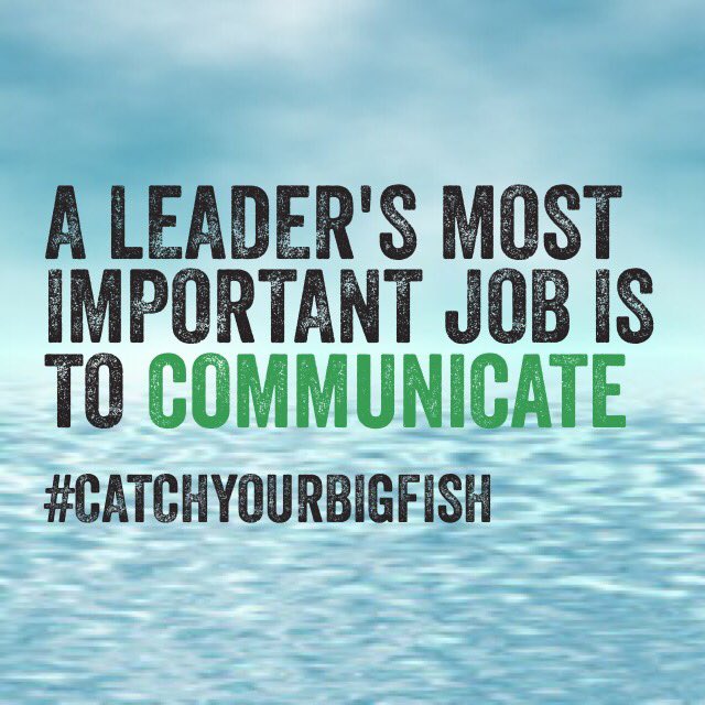 SofieVarrewaere's tweet photo. In the end it all comes down to COMMUNICATION #ExecutiveCoaching #CEO #CXO #catchyourbigfish https://t.co/edOKBT6z4v