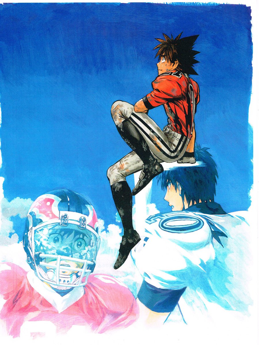 アイシールド21 村田雄介 蛭魔妖 直筆サイン 色紙|サイン、直筆画 アイシールド21 村田雄介 蛭魔妖 直筆サイン 色紙|サイン、直筆画