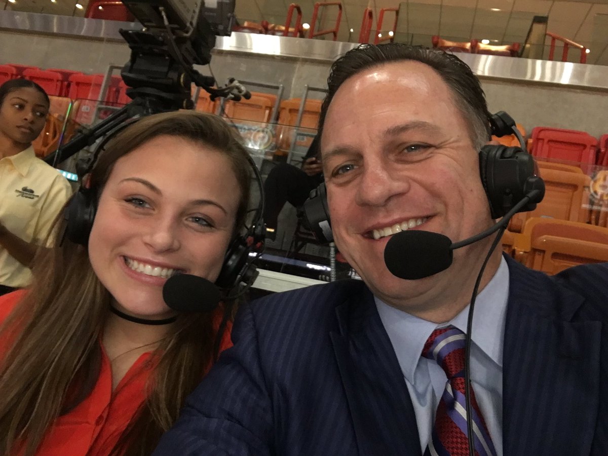 Enjoying Kidcaster night with my daughter @connor_crottyy for <a href="/MiamiHEAT/">Miami HEAT</a> vs @Sixers broadcast.