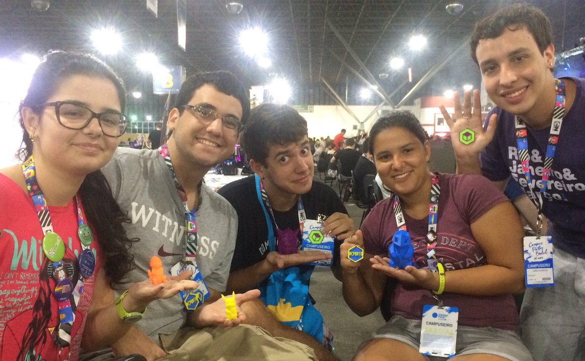 Cacamrspizza's tweet photo. Obrigada, @boaimpressao3d adoramos os brindes! Vcs são 10! #cpbr10 #boaimpressao3d https://t.co/Fiu8Shqrn6