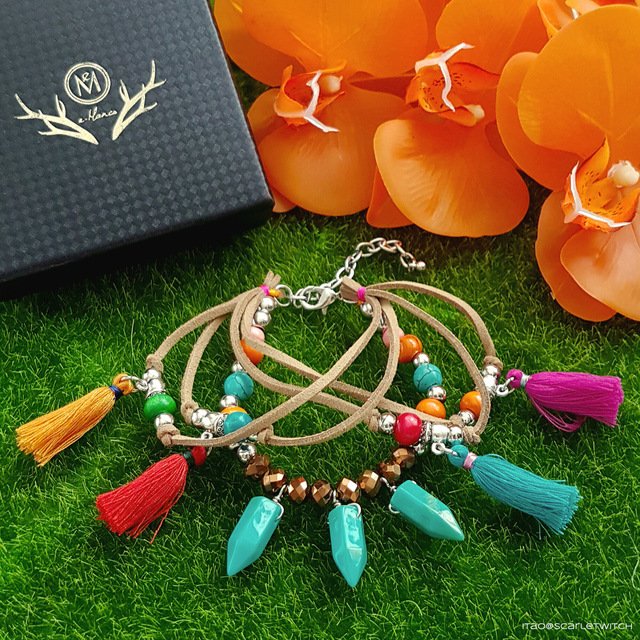 Checkout our newest arrival Bohemia Multilayer Tassel Charms Bracelets &amp; Bangles for Women - braceletsworld.com/product/bohemi…