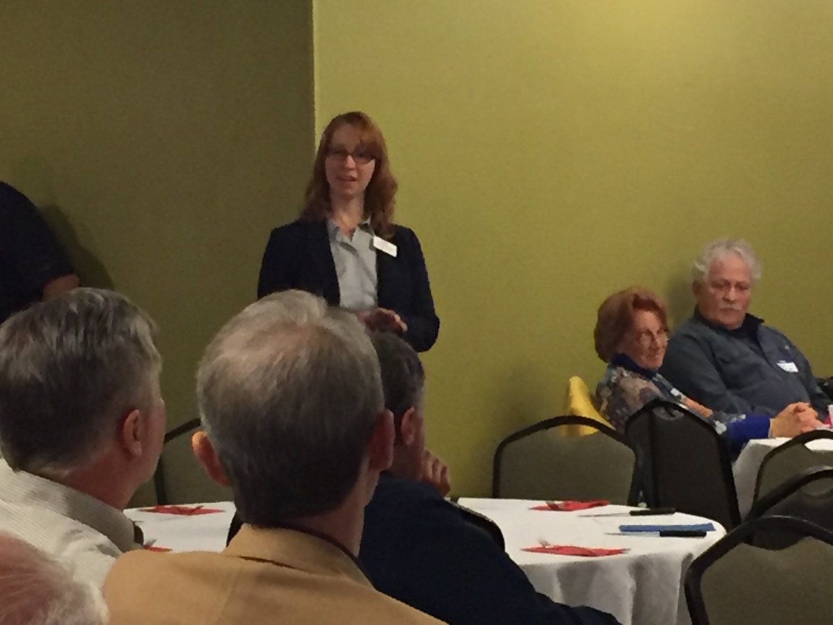 NC5thDems's tweet photo. .@Marshall4House in Wilkes County tonight for @WilkesDemocrats Century Club dinner. “I’m here to represent YOU. Your voice, your opinion.” https://t.co/KOMF1godnQ