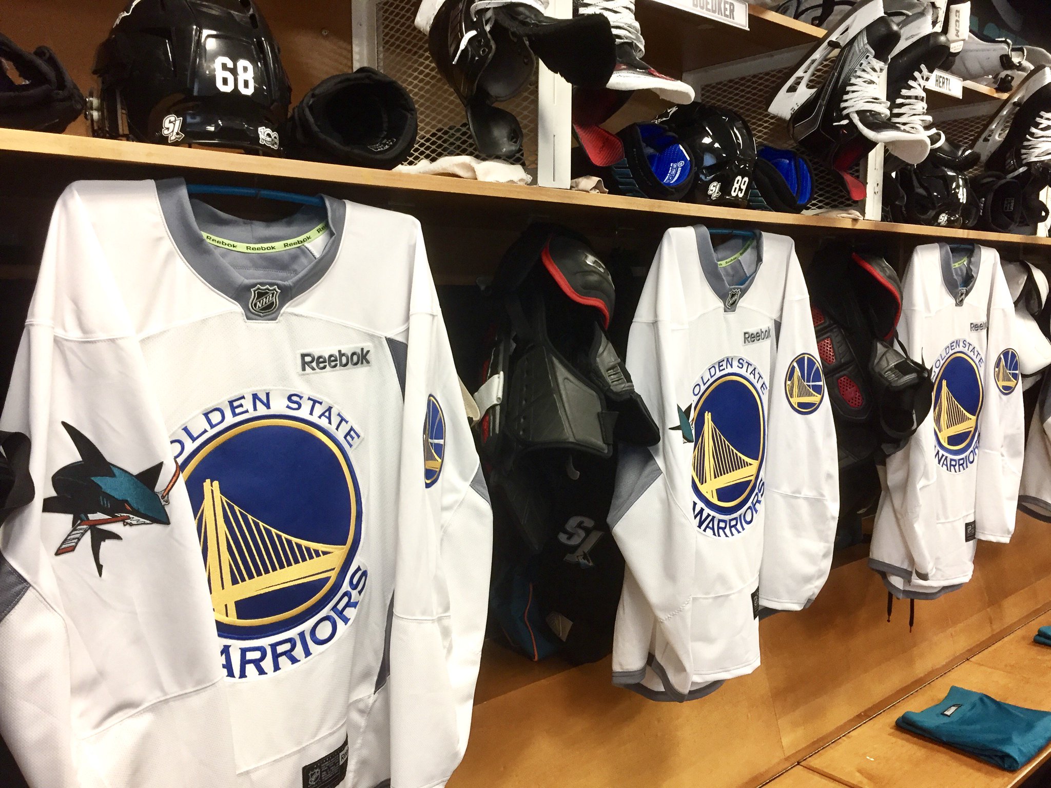 San Jose Sharks Reebok Practice Jersey