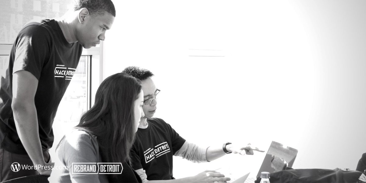 HajjFlemings's tweet photo. #HackDetroit: This is what 2-days Hacking looks like to get Detroit Businesses. A @rebranddetroit and @wordpressdotcom collaboration! https://t.co/K4GzTrvUwU