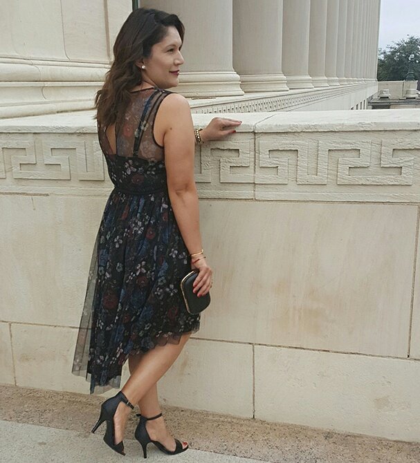 LydiaStyledMom's tweet photo. When you find the pretty @LCLaurenConrad #snowwhitecollection dress that can also be #ValentinesDay outfit! @Kohls #fashionmom 💖 https://t.co/4rEluvAmVd
