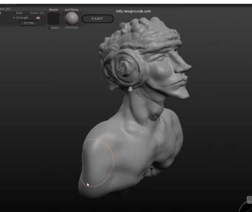 totstheanimator's tweet photo. Saturday sculptris- Hawkey. #animixtape #3dmodeling #sculpture https://t.co/acwz41Jae8