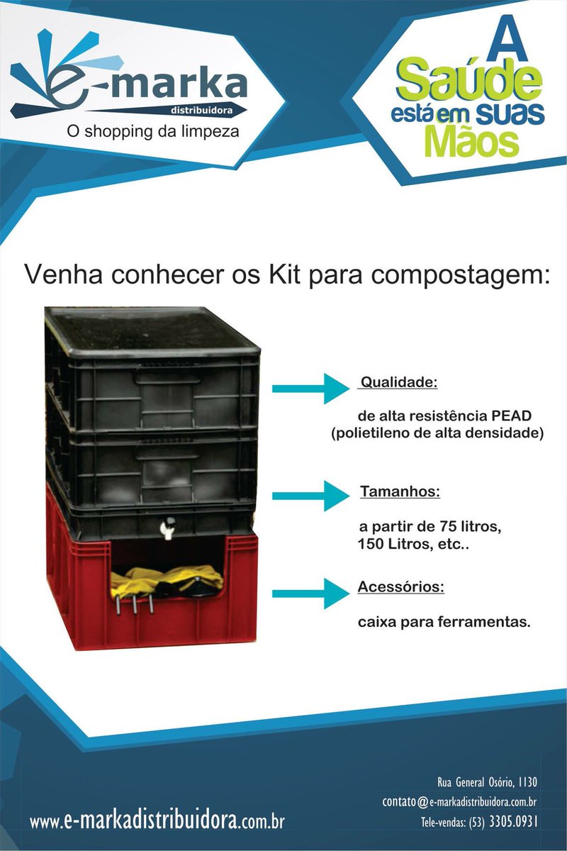 e_marka_e's tweet photo. Venha conhecer os kit composteira #composteira #e-marka #emarka https://t.co/XKR18oD4rD